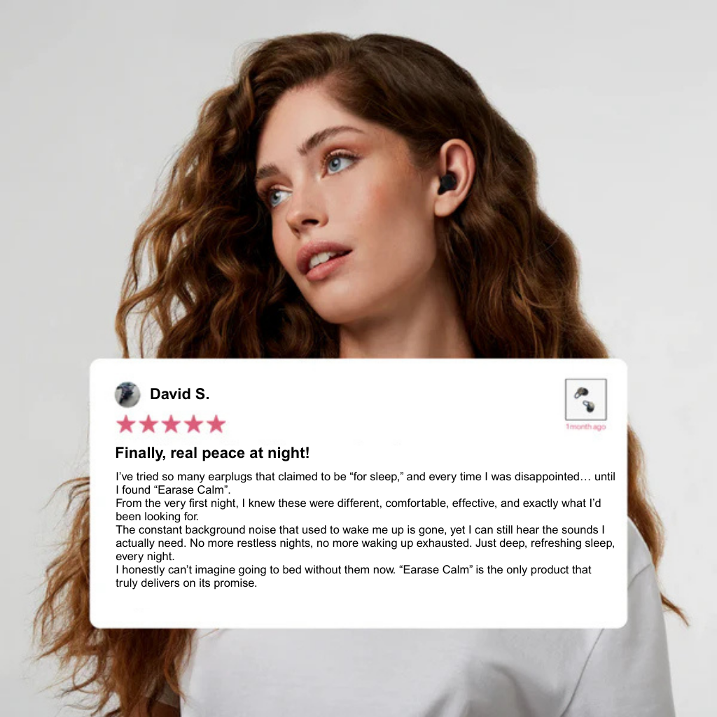 Earase Calm Earplugs + Free Case